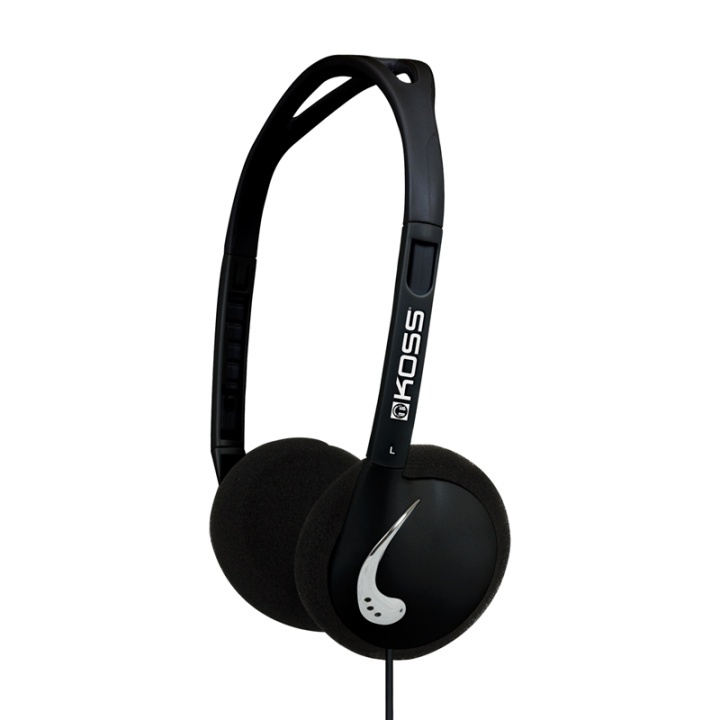 KOSS Kuuloke KPH25K On-Ear Volume Control Black ryhmässä KODINELEKTRONIIKKA / Ääni & Kuva / Kuulokkeet & Tarvikkeet / Kuulokkeet @ TP E-commerce Nordic AB (38-48071)