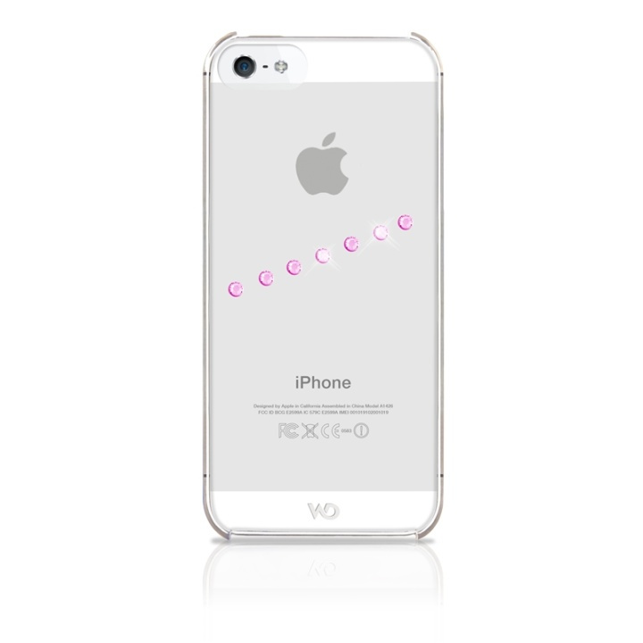 White Diamonds WHITE-DIAMONDS Skal iPhone 5/5s/SE Sash Ice Rosa ryhmässä ÄLYPUHELIMET JA TABLETIT / Puhelimen suojakotelo / Apple / iPhone 5/5S/SE / Suoja @ TP E-commerce Nordic AB (38-48166)