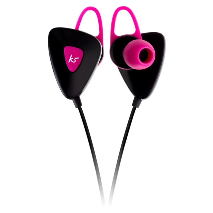 KITSOUND Trail Sport In-Ear Wireless, Pink ryhmässä KODINELEKTRONIIKKA / Ääni & Kuva / Kuulokkeet & Tarvikkeet / Kuulokkeet @ TP E-commerce Nordic AB (38-48464)