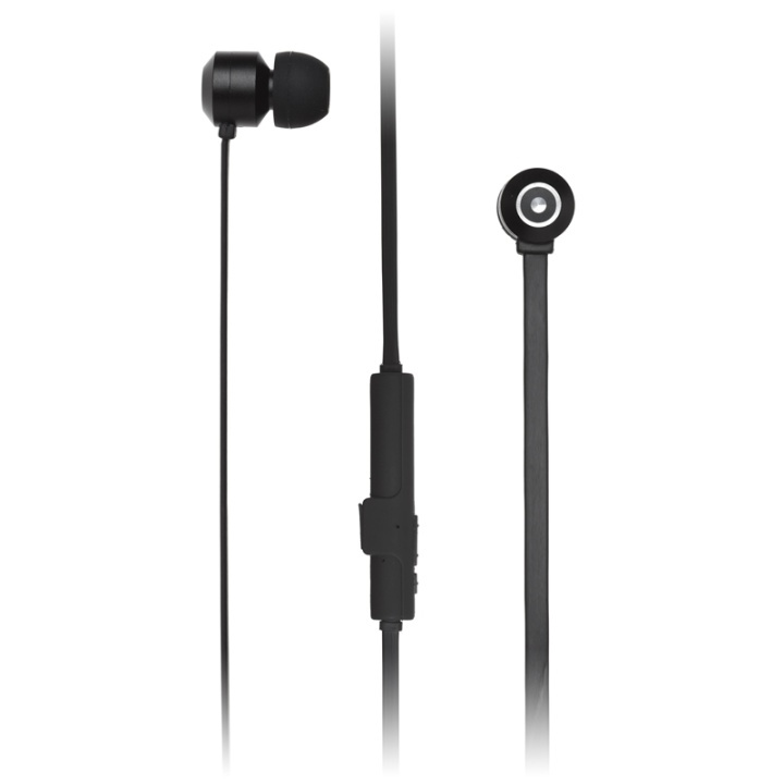 KITSOUND Ribbons In-Ear Mic Wireless, Black ryhmässä KODINELEKTRONIIKKA / Ääni & Kuva / Kuulokkeet & Tarvikkeet / Kuulokkeet @ TP E-commerce Nordic AB (38-48476)