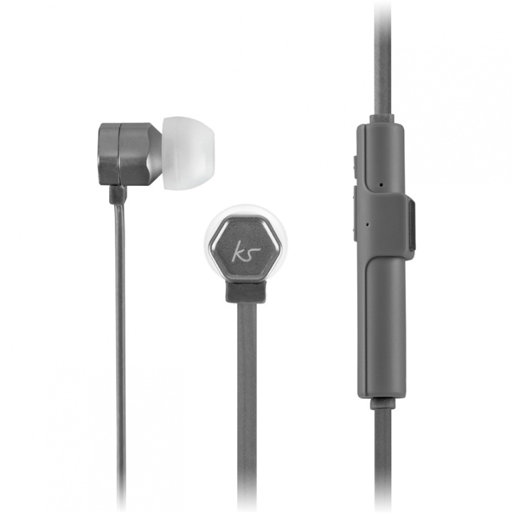 KitSound Hörlur Hive Gunmetal In-Ear Trådlös Mic ryhmässä KODINELEKTRONIIKKA / Ääni & Kuva / Kuulokkeet & Tarvikkeet / Kuulokkeet @ TP E-commerce Nordic AB (38-48532)