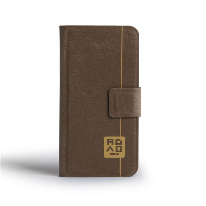 Golla Plånboksväska Road iPhone 5/5s/SE Andie Brun ryhmässä ÄLYPUHELIMET JA TABLETIT / Puhelimen suojakotelo / Apple / iPhone 5/5S/SE / Kotelo @ TP E-commerce Nordic AB (38-48778)