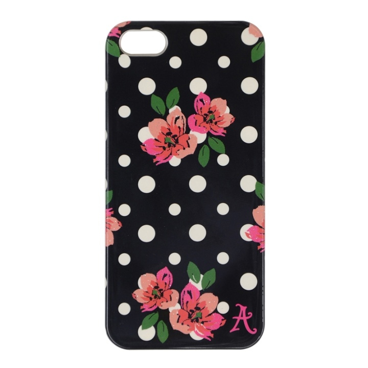 ACCESSORIZE Suojakuori iPhone 5/5s/SE Polka Svart ryhmässä ÄLYPUHELIMET JA TABLETIT / Puhelimen suojakotelo / Apple / iPhone 5/5S/SE / Suoja @ TP E-commerce Nordic AB (38-48875)