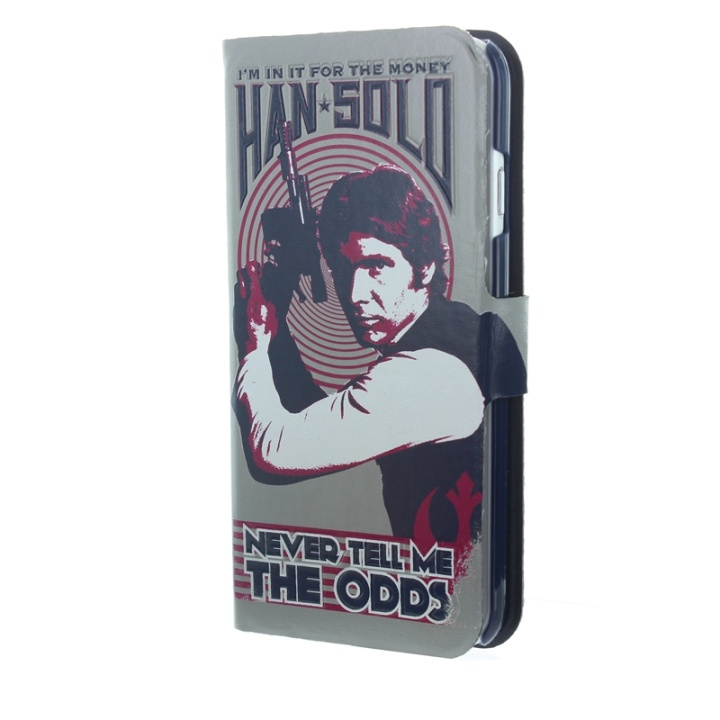 Star Wars Plånboksväska iPhone6/6S Han Solo ryhmässä ÄLYPUHELIMET JA TABLETIT / Puhelimen suojakotelo / Apple / iPhone 6/6S / Kotelo @ TP E-commerce Nordic AB (38-48886)