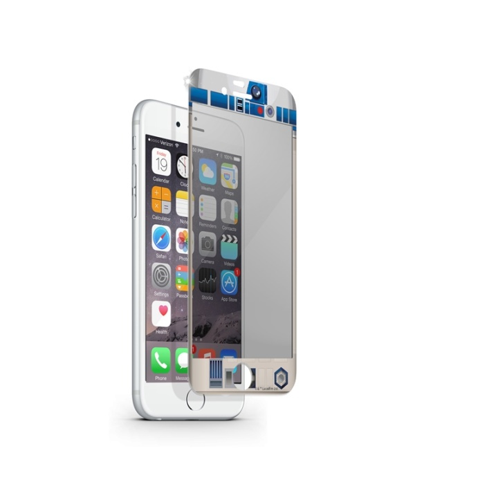 Star Wars Skärmskydd iPhone6/6S Härdat Glas R2D2 ryhmässä ÄLYPUHELIMET JA TABLETIT / Puhelimen suojakotelo / Apple / iPhone 6/6S / Näytönsuoja @ TP E-commerce Nordic AB (38-48887)