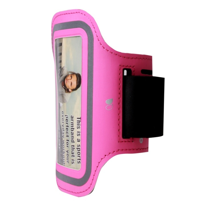 Gear Sportarmband Universal S/M Rosa ryhmässä ÄLYPUHELIMET JA TABLETIT / Urheilu, koti ja vapaa-aika / Urheilurannekkeet @ TP E-commerce Nordic AB (38-48952)