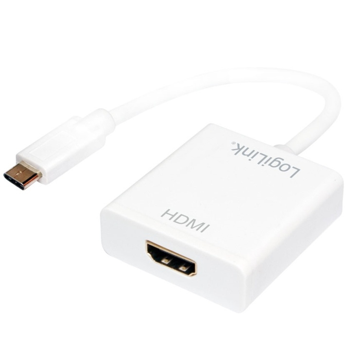LogiLink USB-C -> HDMI-Hona Adapter ryhmässä KODINELEKTRONIIKKA / Kaapelit & Sovittimet / HDMI / Sovittimet @ TP E-commerce Nordic AB (38-50665)