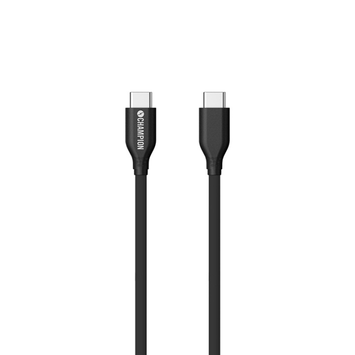 Champion USB 2.0 C till C, 1m ryhmässä ÄLYPUHELIMET JA TABLETIT / Laturit & Kaapelit / Kaapelit / Tyyppi C -kaapelit @ TP E-commerce Nordic AB (38-51316)