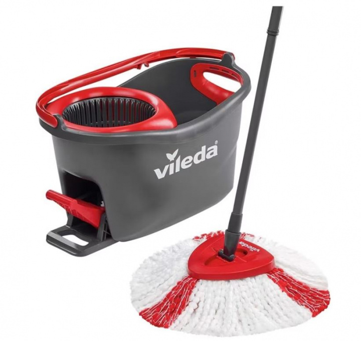 Vileda Moppi Easywring & Clean Turbo ryhmässä KOTI, TALOUS JA PUUTARHA / Siivoustuotteet / Siivoustarvikkeet @ TP E-commerce Nordic AB (38-52035)