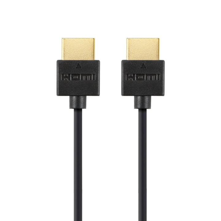 Champion HDMI-kabel Ha-Ha SLIM 0.5m ryhmässä KODINELEKTRONIIKKA / Kaapelit & Sovittimet / HDMI / Kaapelit @ TP E-commerce Nordic AB (38-52319)