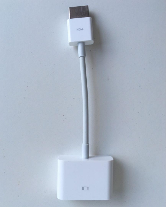 Apple HDMI-DVI-sovitin ryhmässä KODINELEKTRONIIKKA / Kaapelit & Sovittimet / HDMI / Sovittimet @ TP E-commerce Nordic AB (38-52621)
