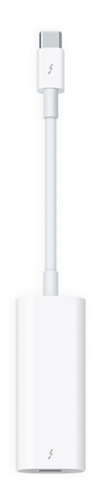 Apple sovitin Thunderbolt 3 - Thunderbolt 2, 1xUSB-C uros, 1xTB naaras ryhmässä TIETOKOONET & TARVIKKEET / Kaapelit & Sovittimet / Apple Thunderbolt @ TP E-commerce Nordic AB (38-52645)