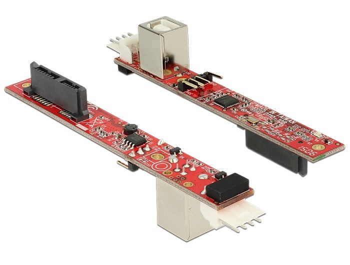 DeLOCK 62651 - Slim SATA 13-pin till USB 2.0 Typ B ho adapter ryhmässä TIETOKOONET & TARVIKKEET / Tietokoneen komponentit / Kovalevyt / Sovittimet & Tarvikkeet @ TP E-commerce Nordic AB (38-52969)