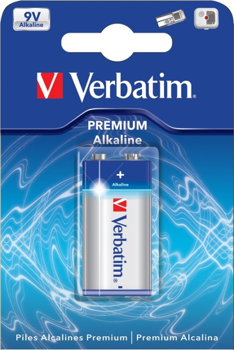 Verbatim paristot, 9 V (6LR61), 1-pakkaus, Alkaline, 9 V ryhmässä KODINELEKTRONIIKKA / Paristot & Laturit / Akut / 9V @ TP E-commerce Nordic AB (38-5301)