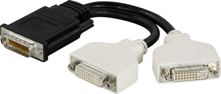 DMS-59 - 2xDVI-I Dual Link adapteri, u - n, 0,15m ryhmässä TIETOKOONET & TARVIKKEET / Kaapelit & Sovittimet / DVI / Sovittimet @ TP E-commerce Nordic AB (38-53308)