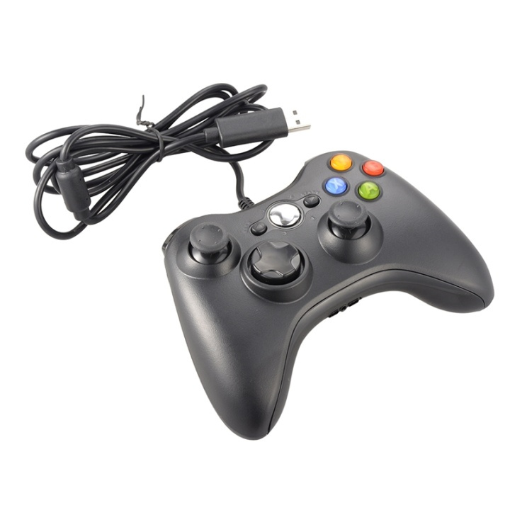 Handkontroll till Xbox 360 (Svart) ryhmässä KODINELEKTRONIIKKA / Pelikonsolit & Tarvikkeet / Xbox 360 @ TP E-commerce Nordic AB (38-5332)