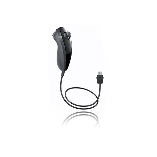 Nunchuk Wii:lle ja Wii U:lle (musta) ryhmässä KODINELEKTRONIIKKA / Pelikonsolit & Tarvikkeet / Nintendo Wii @ TP E-commerce Nordic AB (38-5345)