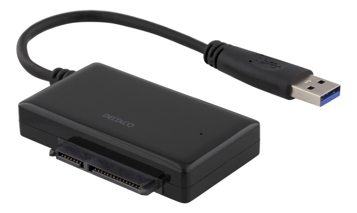 DELTACO sovitin USB 3.0 - SATA 6Gb/s, sov. 2,5