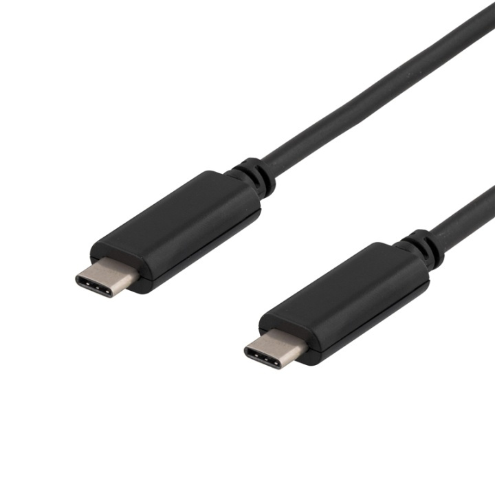 DELTACO USB 3.1 kaapeli, Gen 1, Typ C uros - Typ C uros , 0.5m, musta ryhmässä ÄLYPUHELIMET JA TABLETIT / Laturit & Kaapelit / Kaapelit / Tyyppi C -kaapelit @ TP E-commerce Nordic AB (38-53692)