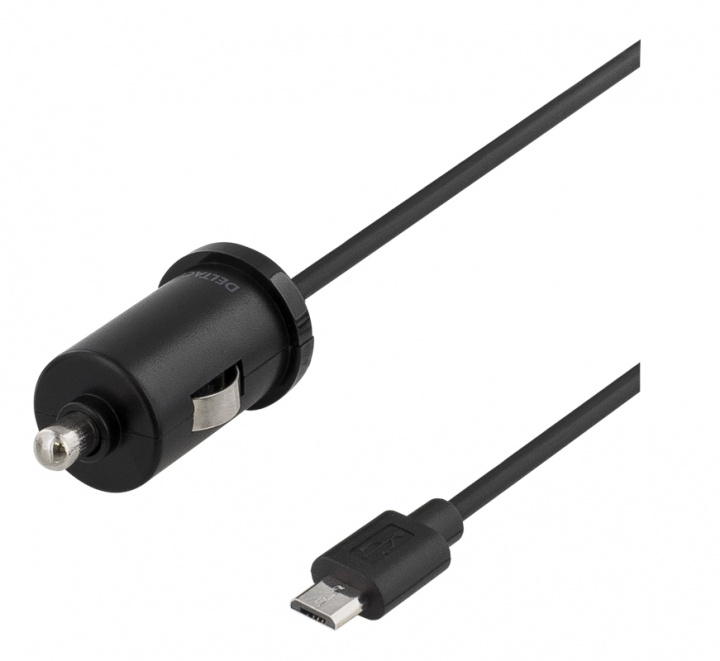 DELTACO billaddare med Micro USB, 1A, 1xUSB Micro B ha, 1m, svart ryhmässä ÄLYPUHELIMET JA TABLETIT / Laturit & Kaapelit / Autolaturi / Autolaturi microUSB @ TP E-commerce Nordic AB (38-53766)