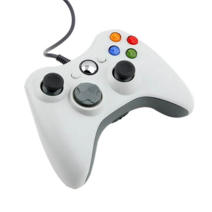 Handkontroll till Xbox 360 (Vit) ryhmässä KODINELEKTRONIIKKA / Pelikonsolit & Tarvikkeet / Xbox 360 @ TP E-commerce Nordic AB (38-5417)