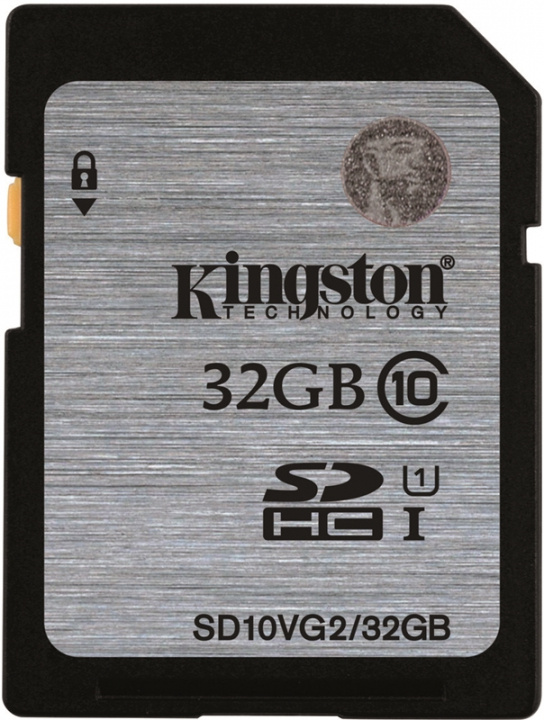 Kingston 32GB SDHC Class10 UHS-I 45MB/s Read Flash Card ryhmässä KODINELEKTRONIIKKA / Tallennusvälineet / Muistikortit / SD/SDHC/SDXC @ TP E-commerce Nordic AB (38-54797)