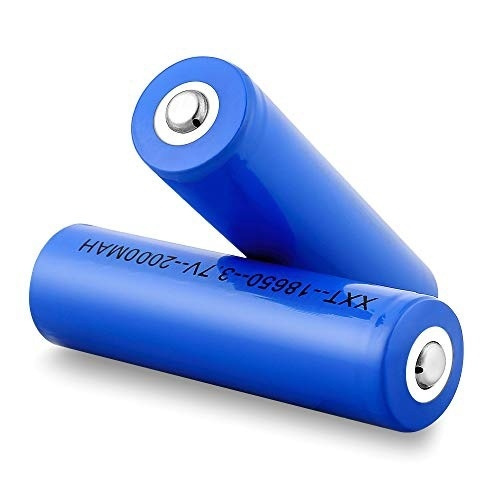 2-pakkaus Laddningsbart batteri 18650, 2000mAh (Cust tip) ryhmässä KODINELEKTRONIIKKA / Paristot & Laturit / Akut / Muut @ TP E-commerce Nordic AB (38-5494)