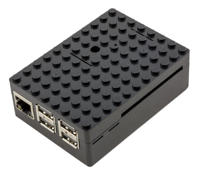 Multicomp Pi-BLOX case, Legolåda för Raspberry Pi och Pi-kamera ryhmässä TIETOKOONET & TARVIKKEET / Tietokoneen komponentit / Raspberry Pi @ TP E-commerce Nordic AB (38-55153)