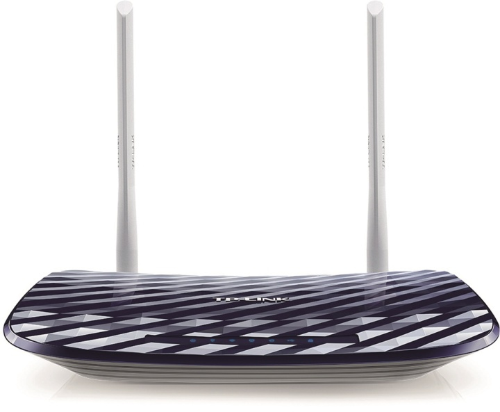 TP-Link ARCHER C20 - Langaton Dual Band reititin, 2,4/5GHz, musta ryhmässä TIETOKOONET & TARVIKKEET / Verkko / Reititin @ TP E-commerce Nordic AB (38-55759)
