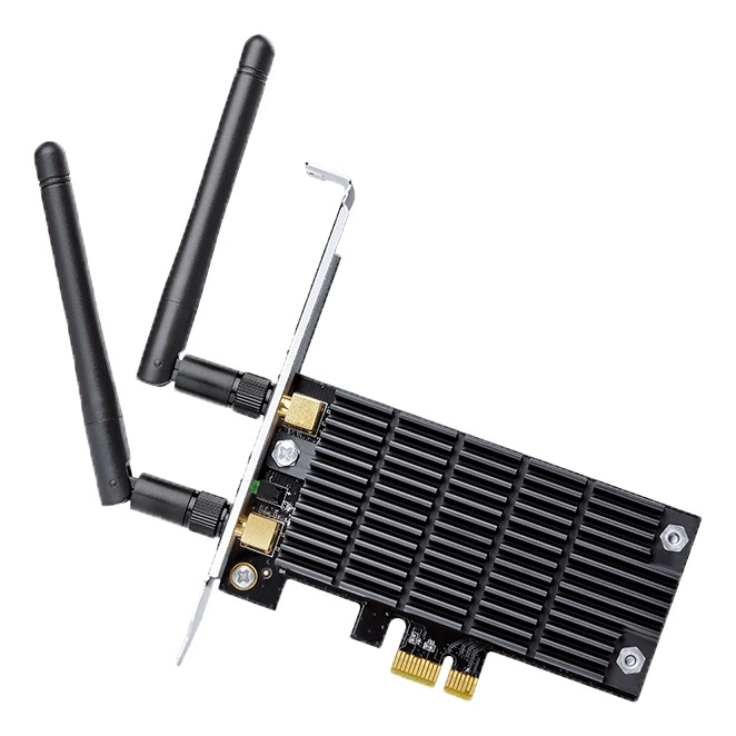 TP-Link Archer T6E, langaton PCI-E verkkokortti, 802.11ac, 2,4/5GHz ryhmässä TIETOKOONET & TARVIKKEET / Verkko / Verkkokortti / PCI Express langaton @ TP E-commerce Nordic AB (38-55768)