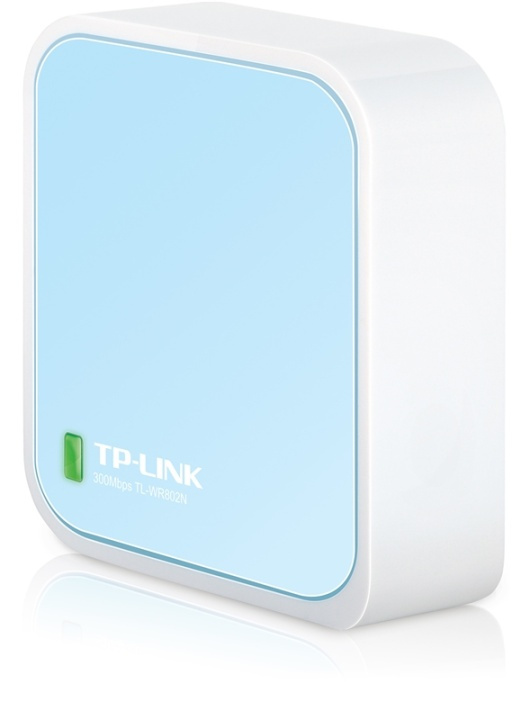 TP-LINK TL-WR802N, langaton nano N-reititin, valkoinen ryhmässä TIETOKOONET & TARVIKKEET / Verkko / Reititin / 150-300 Mbit/s @ TP E-commerce Nordic AB (38-55822)