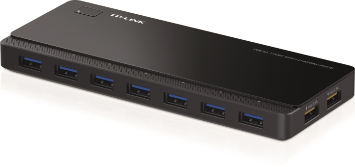 TP-LINK UH720 - 7-portin USB 3.0 hubi, musta ryhmässä TIETOKOONET & TARVIKKEET / Tietokonetarvikkeet / USB-telakat @ TP E-commerce Nordic AB (38-55826)
