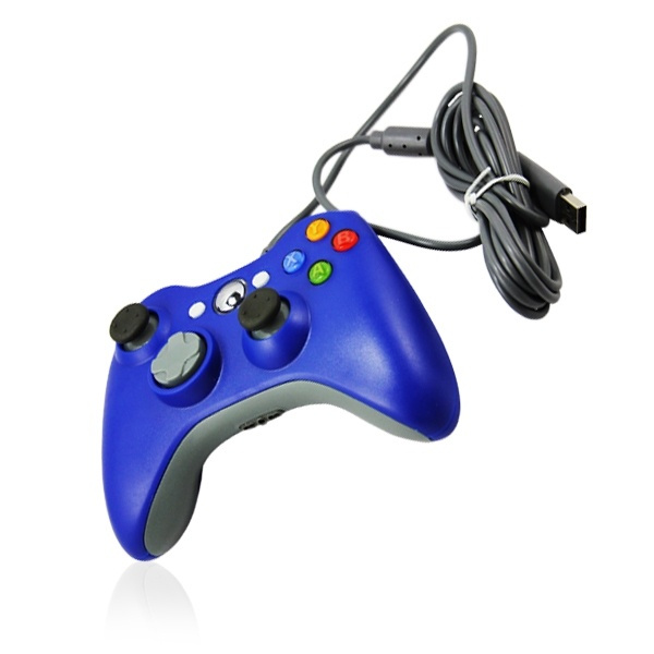 Handkontroll till Xbox 360 (Blå) ryhmässä KODINELEKTRONIIKKA / Pelikonsolit & Tarvikkeet / Xbox 360 @ TP E-commerce Nordic AB (38-5585)