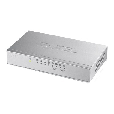 ZyXEL GS-108B, Gigabit Ethernet-kytkin, 8xRJ45, metallia ryhmässä TIETOKOONET & TARVIKKEET / Verkko / Kytkimet / 10/100/1000Mbps @ TP E-commerce Nordic AB (38-56039)