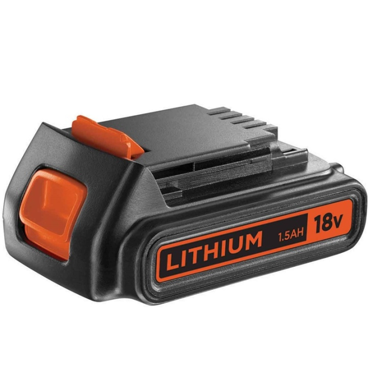 Black & Decker 18V 1.5Ah Lithium Batteri ryhmässä KOTI, TALOUS JA PUUTARHA / Työkalut & Tee itse / Muut sähkötyökalut @ TP E-commerce Nordic AB (38-56120)