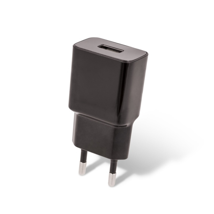 Setty USB-seinälaturi, 1A, musta ryhmässä ÄLYPUHELIMET JA TABLETIT / Laturit & Kaapelit / Seinälaturi / Seinälaturi USB @ TP E-commerce Nordic AB (38-56800)