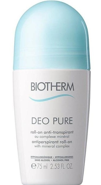 Biotherm Deo Pure Antiperspirant Roll-On 75ml ryhmässä KAUNEUS JA TERVEYS / Tuoksut & Parfyymit / Deodorantit / Naisten deodorantit @ TP E-commerce Nordic AB (38-56926)