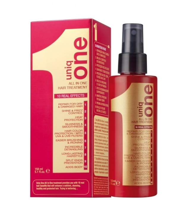 Revlon Uniq One All in One Hair Treatment 150ml ryhmässä KAUNEUS JA TERVEYS / Hiukset &Stailaus / Hiustenhoito / Hoitoainesuihke/Leave-in @ TP E-commerce Nordic AB (38-56959)