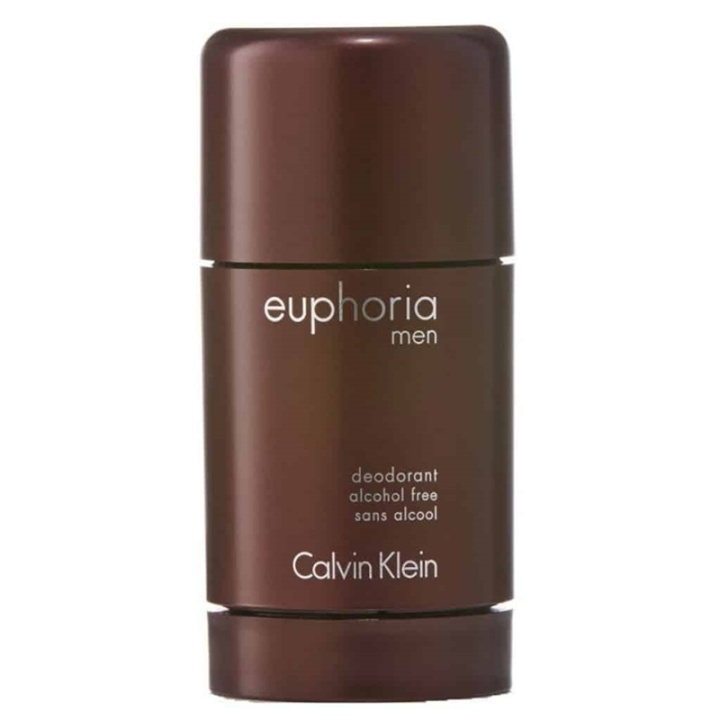 Calvin Klein Euphoria For Men Deostick 75ml ryhmässä KAUNEUS JA TERVEYS / Tuoksut & Parfyymit / Deodorantit / Miesten deodorantit @ TP E-commerce Nordic AB (38-56995)
