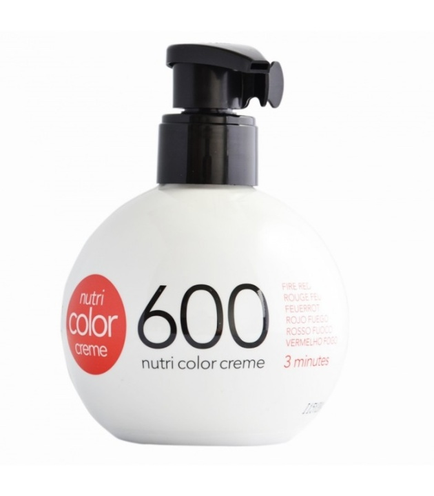 Revlon Nutri Color Creme 600 Fire Red 250ml ryhmässä KAUNEUS JA TERVEYS / Hiukset &Stailaus / Hiustenhoito / Hiusväri / Hiusväri & Väripommi @ TP E-commerce Nordic AB (38-57214)