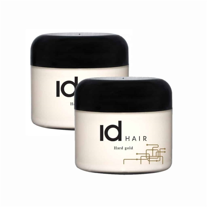 2-pack ID Hair Hard Gold Wax 100ml ryhmässä KAUNEUS JA TERVEYS / Hiukset &Stailaus / Hiusten stailaus / Karvanpoistovaha @ TP E-commerce Nordic AB (38-57378)