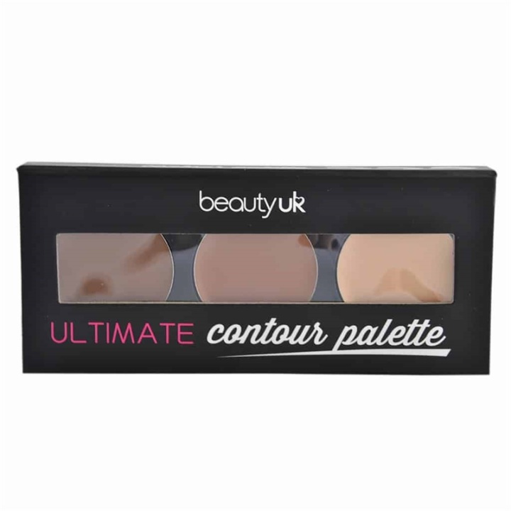 Beauty UK Ultimate Contour Palette ryhmässä KAUNEUS JA TERVEYS / Meikit / Meikit Kasvot / Contour/Highlight @ TP E-commerce Nordic AB (38-57528)