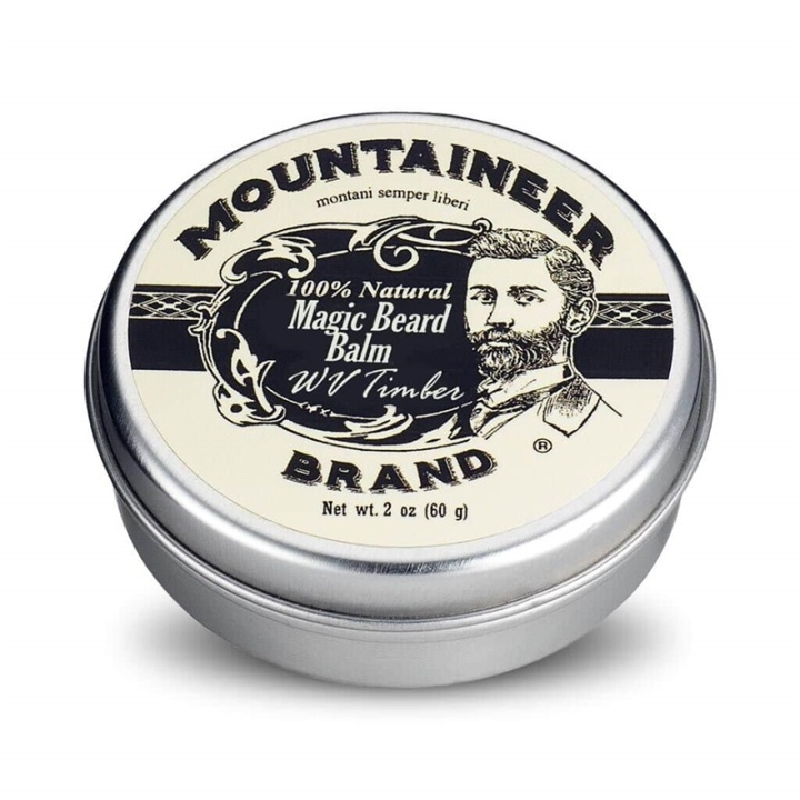 Mountaineer Brand Magic Timber Beard Balm 60g ryhmässä KAUNEUS JA TERVEYS / Hiukset &Stailaus / Parran hoito / Partahoitoaine @ TP E-commerce Nordic AB (38-57772)