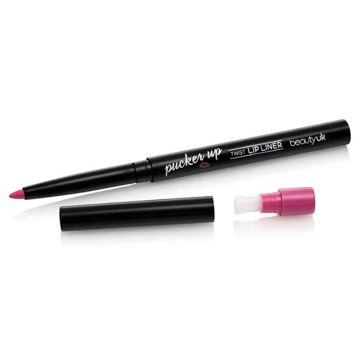 Beauty UK Pucker Up - Twist Lip Liner No.6 Purple Pleaser ryhmässä KAUNEUS JA TERVEYS / Meikit / Huulet / Huulikynä @ TP E-commerce Nordic AB (38-58562)