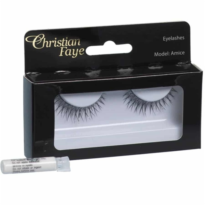 Christian Faye Eyelashes Amice With Glue ryhmässä KAUNEUS JA TERVEYS / Meikit / Silmät ja kulmat / Irtoripset @ TP E-commerce Nordic AB (38-58640)