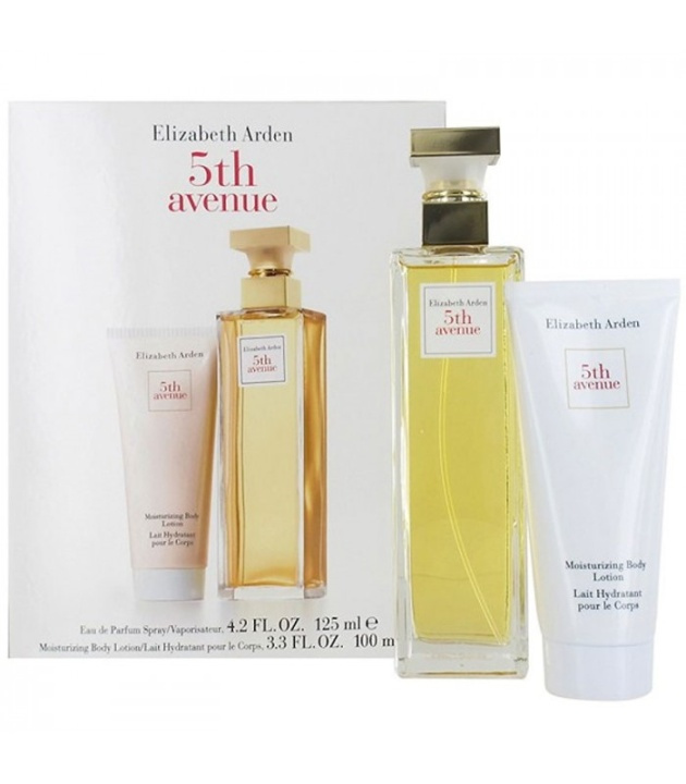 Giftset Elizabeth Arden 5th Avenue Edp 125ml + Body Lotion 100ml ryhmässä KAUNEUS JA TERVEYS / Tuoksut & Parfyymit / Parfyymit / Hajuvesiboksit @ TP E-commerce Nordic AB (38-58698)