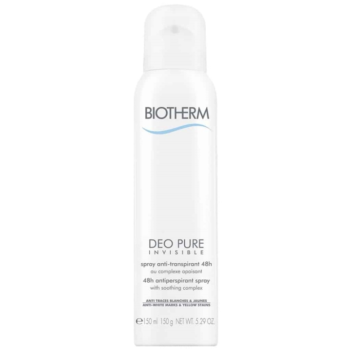 Biotherm Deo Pure Invisible Deo Spray 150ml ryhmässä KAUNEUS JA TERVEYS / Tuoksut & Parfyymit / Deodorantit / Naisten deodorantit @ TP E-commerce Nordic AB (38-58772)