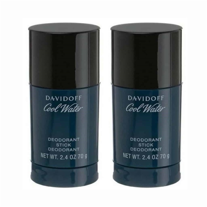 2-pack Davidoff Cool Water Man Deostick 75ml ryhmässä KAUNEUS JA TERVEYS / Tuoksut & Parfyymit / Deodorantit / Miesten deodorantit @ TP E-commerce Nordic AB (38-59287)