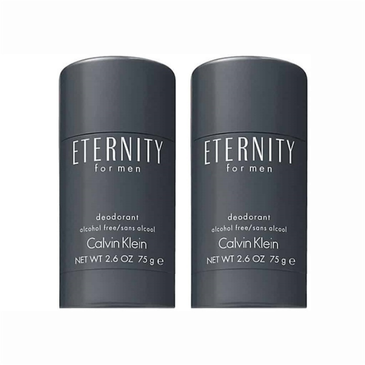 2-pack Calvin Klein Eternity For Men Deostick 75ml ryhmässä KAUNEUS JA TERVEYS / Tuoksut & Parfyymit / Deodorantit / Miesten deodorantit @ TP E-commerce Nordic AB (38-59288)