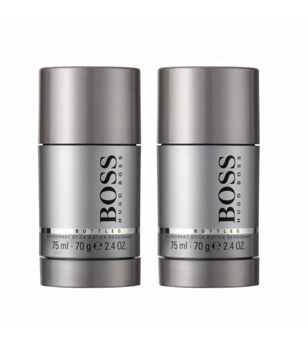 2-pack Hugo Boss Bottled Deostick 75ml ryhmässä KAUNEUS JA TERVEYS / Tuoksut & Parfyymit / Deodorantit / Miesten deodorantit @ TP E-commerce Nordic AB (38-59289)